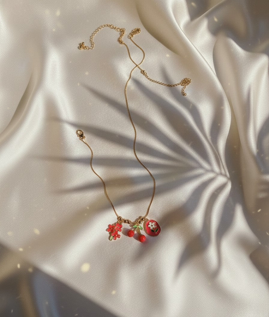Cherry Blossom Charm Pendant