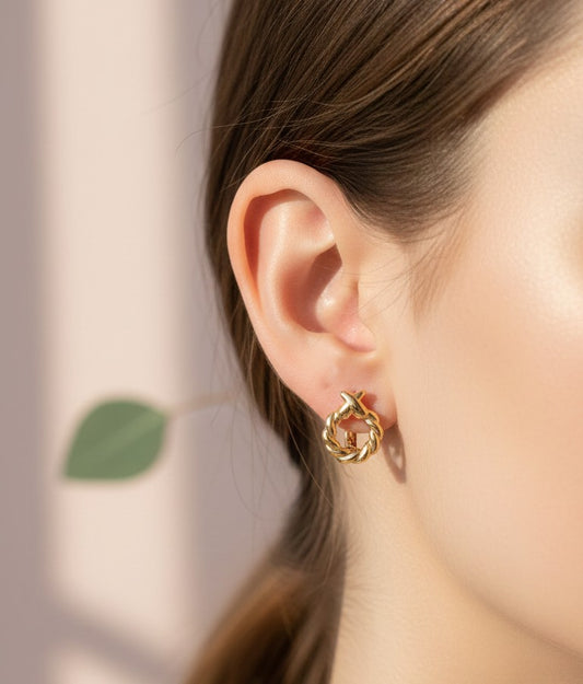 Twisted Stud Earrings