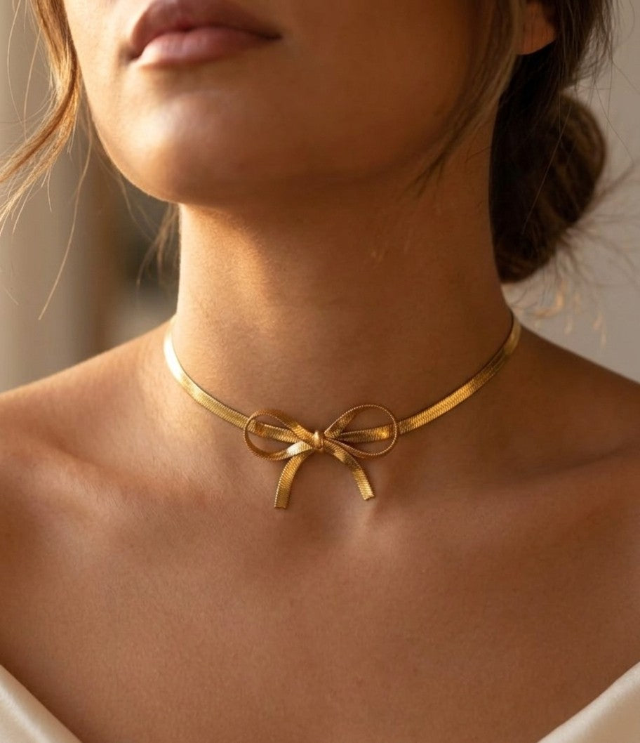 Bow In Snake Chain