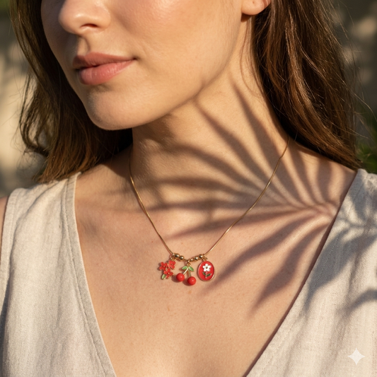 Cherry Blossom Charm Pendant