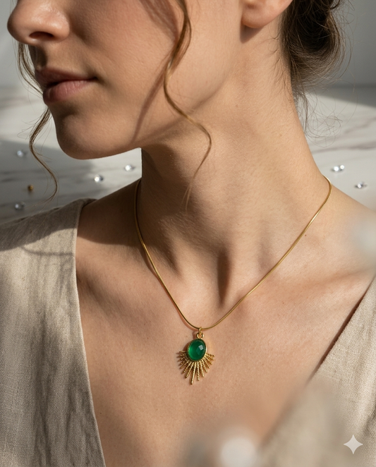 King Sun Golden Pendant