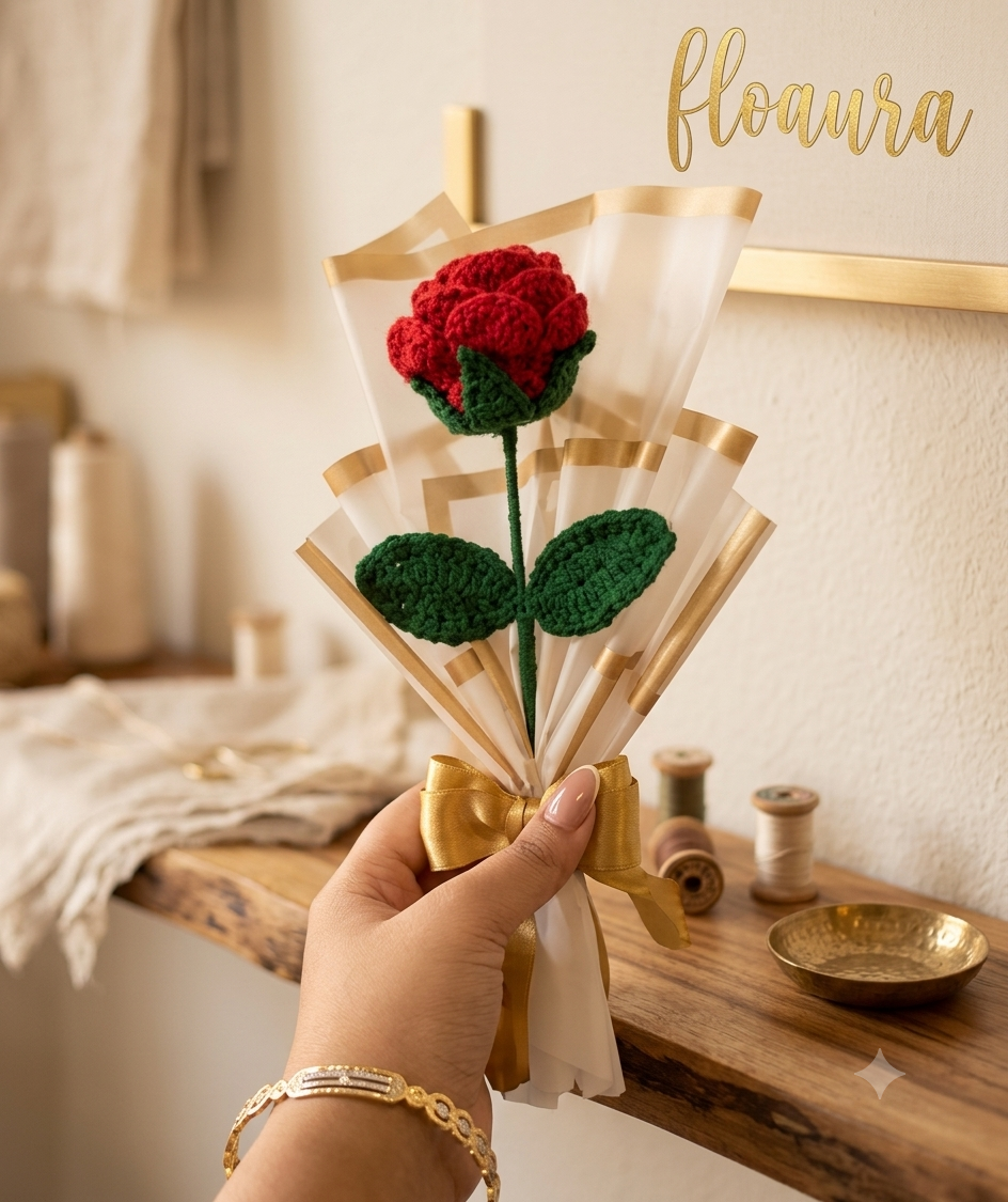 FLOAURA SCARLET ROSE