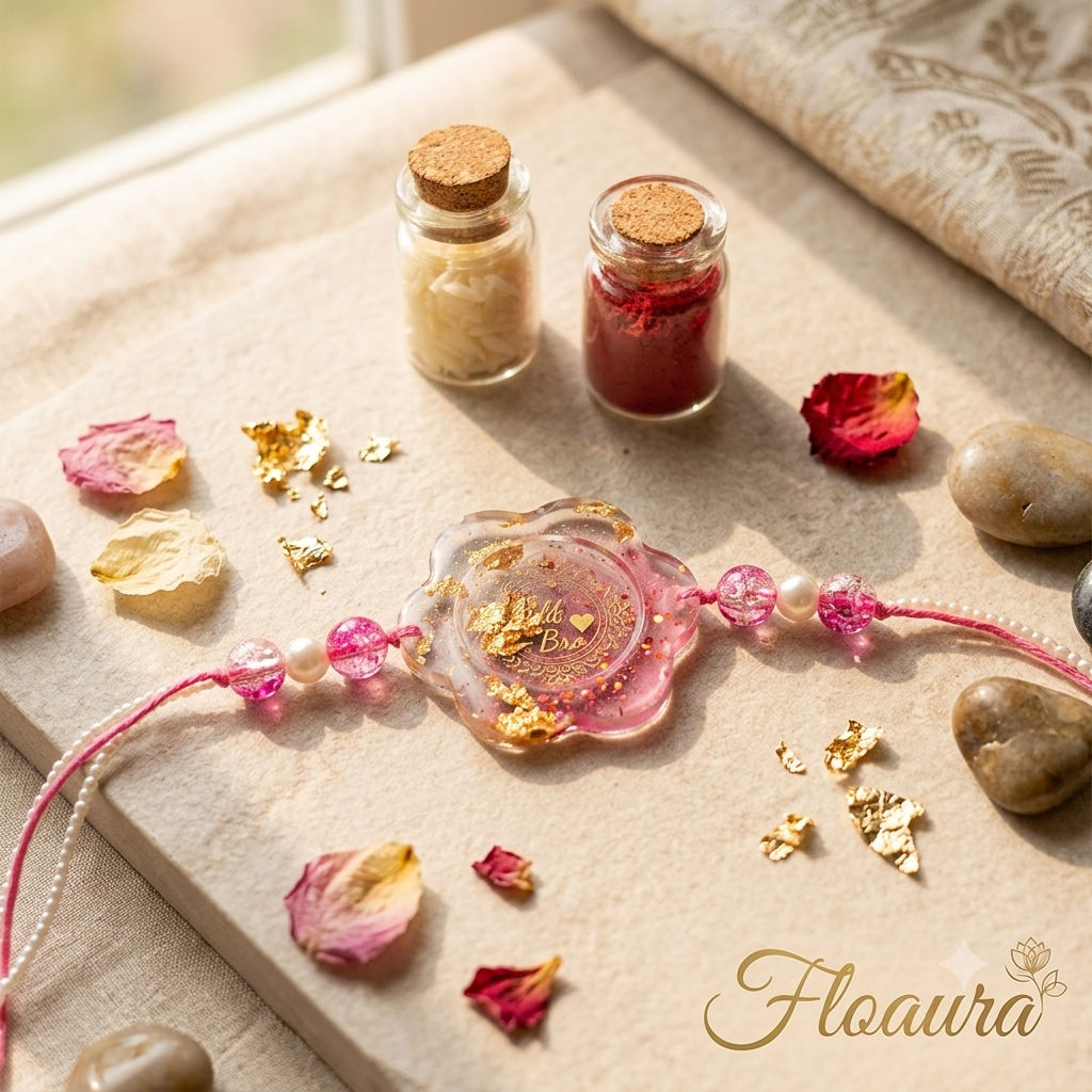 Floral Rasin Rakhi