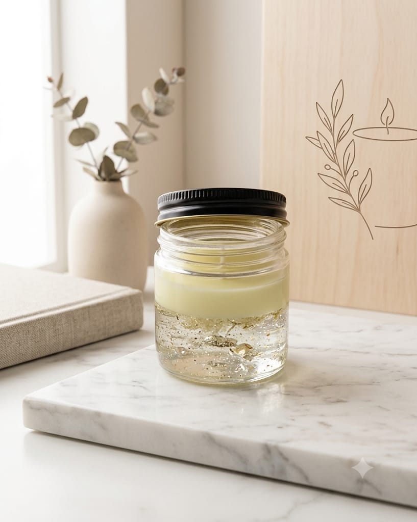 Jar Foil Candle
